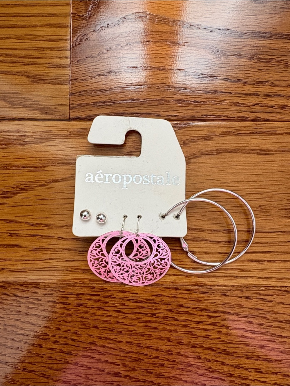 Set of silver earrings